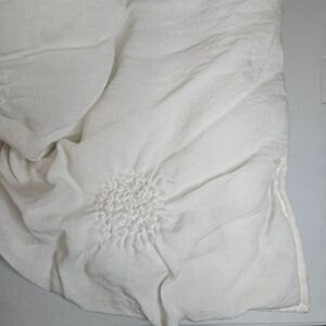 Soft Surroundings Queen Lombardi Comforter Cream